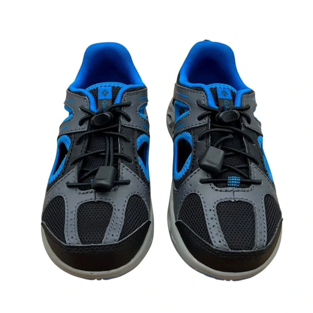 Columbia Toddler Boys Hybrid Water Shoes Size 10 Blue Black Fisherman Closed Toe